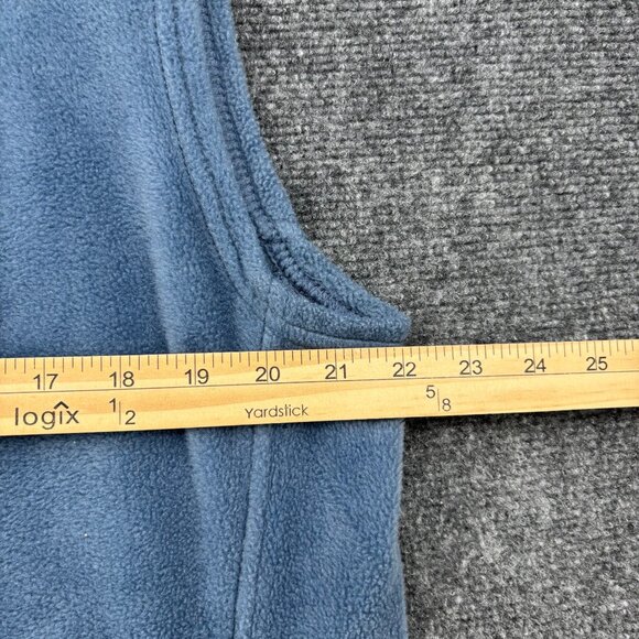 Columbia Mens Full-Zip Fleece Vest M Blue Sleeveless Lightweight Casual Hiking - Picture 9 of 10